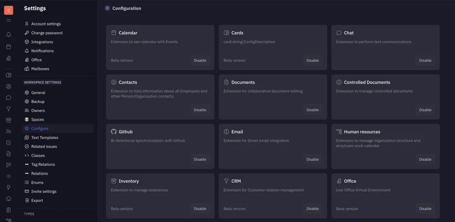 New workspace modules, advanced permissions & improved user experience