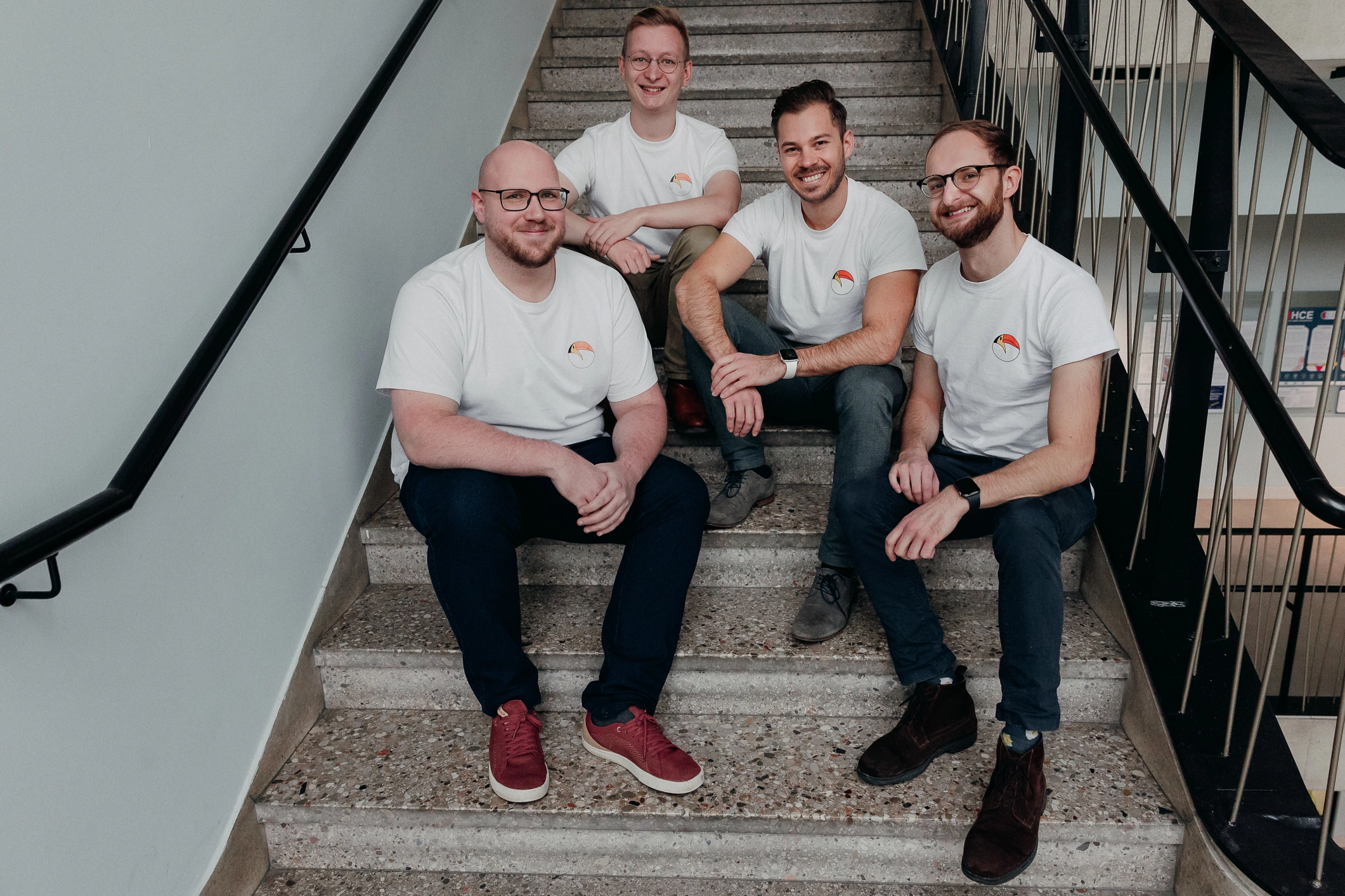 Toucan3D founders, from left to right: Thomas Seidl, Peter Waldert, Markus Müller, Andreas Zapfl